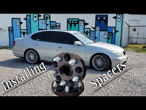 Installing Spacers on GS300 (are they too wide ? )