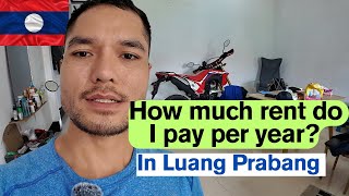🇱🇦 This is what my annual rent costs for the local standard of living in Luang P