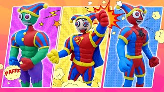 How to make POMNI Figure Mixed Spiderman, Hulk, Superman 🎪 The Amazing Digital Circus TADC