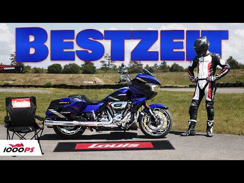 Harley CVO Road Glide Bestzeit Test - Die teuerste Maschine auf der Strecke!