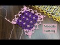 Tatting Beautiful Pattern For Table Mat Table Runner ️needle Tatting