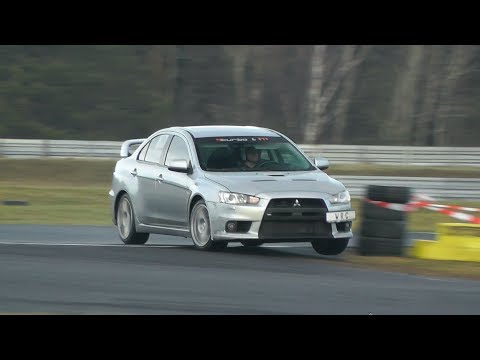 Waldemar Balcerek, Mitsubishi Lancer Evo X - SuperOES Wigilijny - Tor Poznań - 14.12.2019