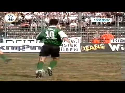 Piotr Nowak gole Hansa - TSV 1860 0-3 Bundesliga 20.04.1996
