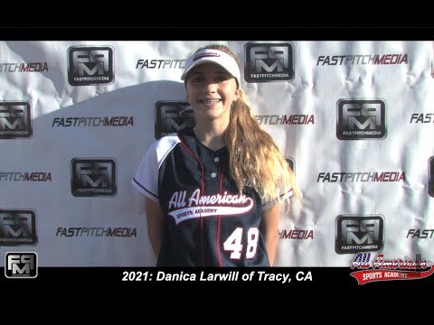 2021 Danica Larwill Shortstop and Pitcher Softball Skills Video - AASA - Asia