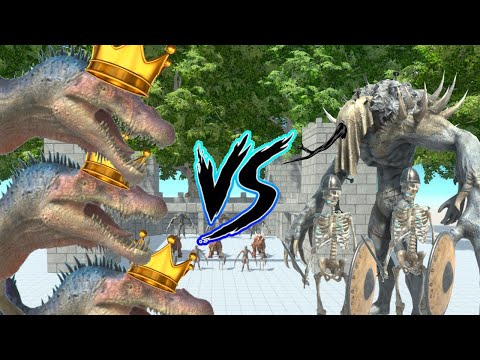 KING SPINO BROTHERS + X3 CARNIVORE DINOS VS KING FAKE SCOURGE + X3 INFERNALS  - ARBS
