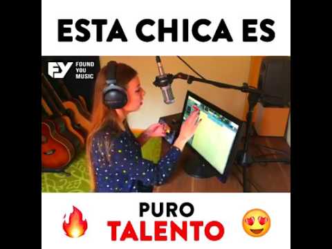 "Esta chica es puro talento"...
