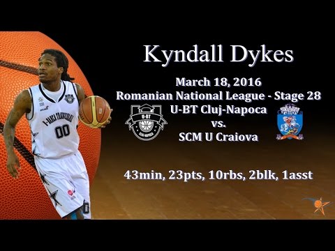 Kyndall Dykes vs. SCM U Craiova - Mar 18, 2016