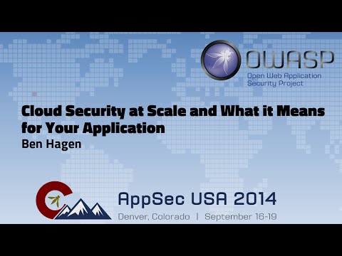 Image thumbnail for talk Cloud Security at Scale and What it Means for Your Application