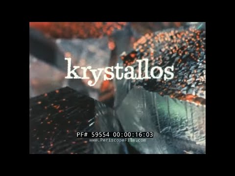 " KRYSTALLOS "  BELL SYSTEM FILM  DEVELOPMENT OF QUARTZ CRYSTAL MANUFACTURING  59554