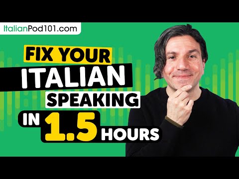 Fix Your Italian Speaking in 1.5 Hours