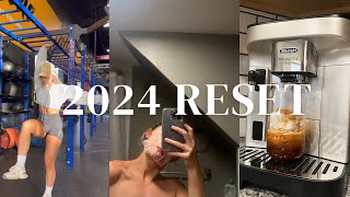 2024 RESET VLOG: clean with me, self care, SWEATY leg workout, morning routine