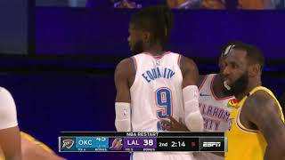 Oklahoma City Thunder vs Los Angeles Lakers | Full Game Highlights, August 5, 2020