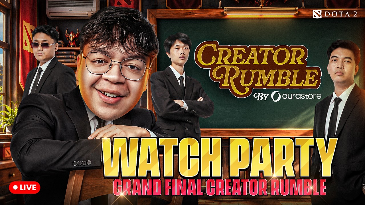 WATCH PARTY B2F ⚔️ DOTA 2 CREATOR RUMBLE BY OURASTORE ⚔️ #OURASTORE #B2FWIN