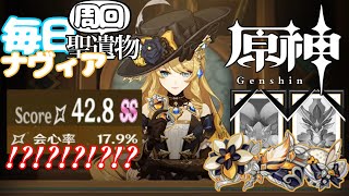【原神】「とんでもねえ。待ってたんだ。 」毎日！残響聖遺物周回！！！ナヴィアスコア200への道 Genshin Impact Navia.3