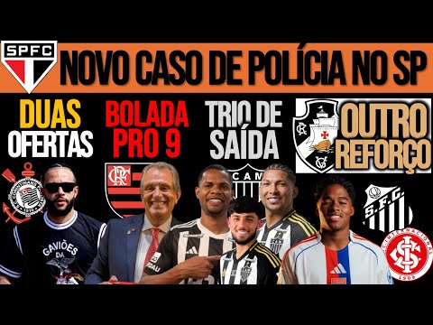 OFERTAS POR MEMPHIS| FLA SEPARA BOLA POR 9| DENÚNCIA NO SP| LIMPA NO GALO| VASCO, ENDRICK, MUNDIAL+