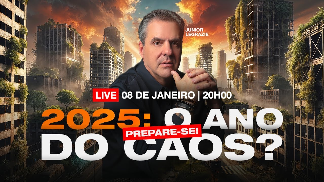 Live#89 - 2025: O ano do Caos ? Prepare-se | Junior Legrazie