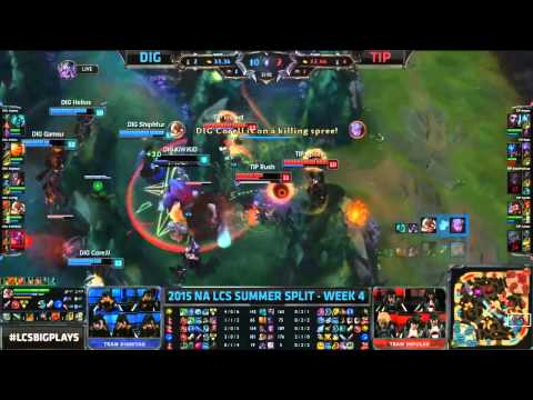Highlight DIG vs TIP - NA LCS 2015 Summer W4D1 - Team Dignitas vs Team Impulse