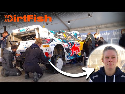 FULL WRC Service Footage with Mic'd Up Mechanic | Women in Motorsport 2024
