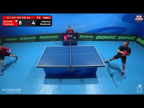 10:00 Hennadii Yurchenko 3-2 Liubomyr Sheshurak West 1 WIN CUP 09.11.2022 | TABLE TENNIS WINCUP