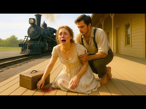 Widowed Cowboy Meets a Runaway Bride at the Station — Marries Her to Keep Her Safe 