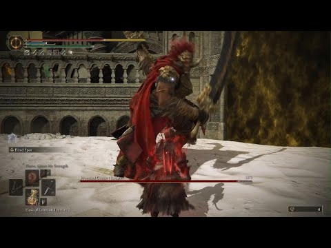 Bleed Backhand Blade vs Promised Consort Radahn