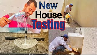 New Building Plumbing Test Leak Repair