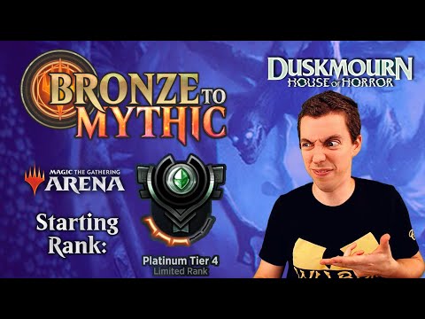 💿 Bronze To Mythic: Episode 11 - Starting Rank: Platinum 4 - MTG Arena: 👻Duskmourn: House Of Horror👻