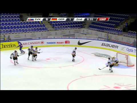 2014 World Junior Hockey Championship: Slovakia vs. Germany 2013.12.27 (720p)