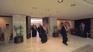 الأمير عبدالله بن بندر وزير الحرس الوطني يستقبل أمراء الأفراج ووكلائهم