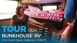 Tour Our Bunkhouse RV! 👀 Grand Design 312BHTS | Full-time RV Family of Five | Ep. 15