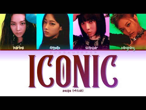 aespa 에스파 " ICONIC " Lyrics (ColorCoded/ENG/HAN/ROM/가사)