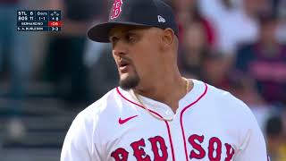 Brennan Bernardino strikes out the side on 12 pitches in the 8th inning vs the Cardinals