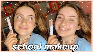 TEEN SCHOOL MAKEUP // everyday VSCO girl inspired makeup