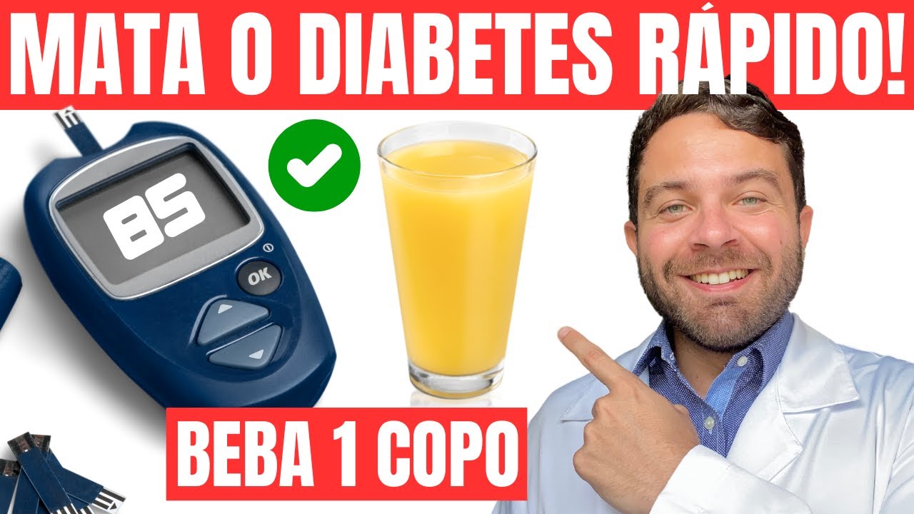 BEBA ISSO Antes do ALMOÇO para CONTROLE PERFEITO da GLICOSE no SANGUE (100% COMPROVADO!)