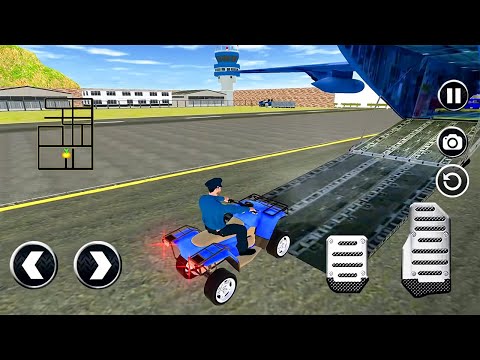 Us Police Car Transporter Police Transport Game 2021 - Atv Quad Bike Games - #2 Android Gameplay