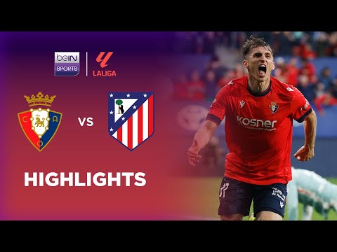 Osasuna 2-0 Atl&eacute;tico Madrid