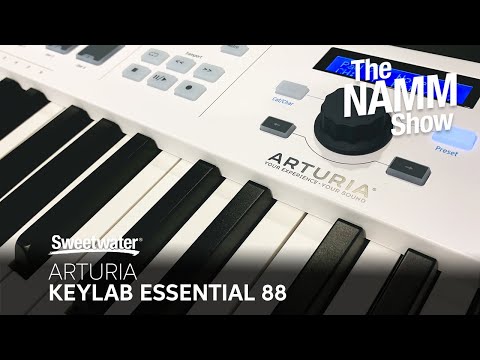 Arturia Keylab Essential 88 at Winter NAMM 2020