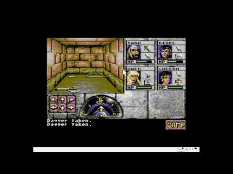 Eye of the Beholder on C128 (Vice emulator) Part 1