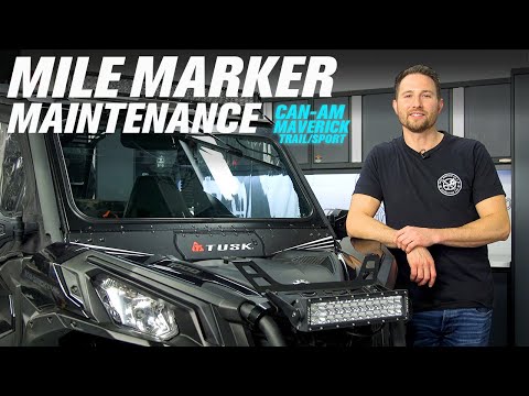 Can-Am Maverick Trail/Sport Mile Marker Maintenance