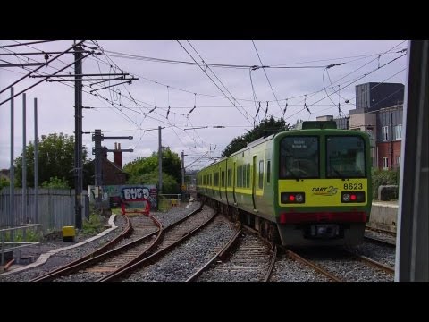 Dart train number 8623 departing Howth Junction