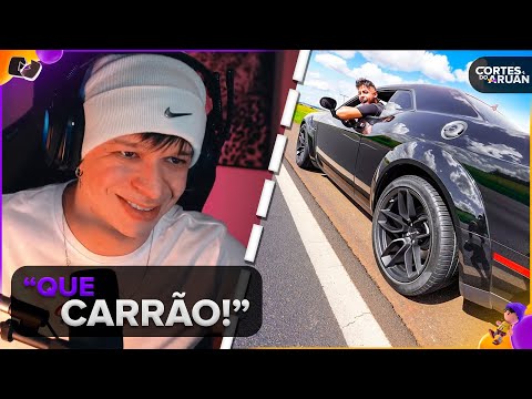 ARUAN REAGE: PRIMEIRO ROLE COM MEU CARRO NOVO DE 800CV ! (RENATO GARCIA) - Cortes do Aruan