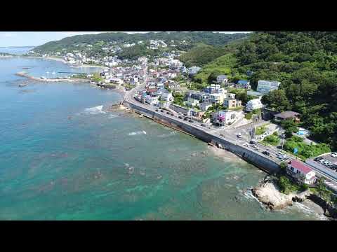 秋谷・立石海岸【空撮】 - m70005