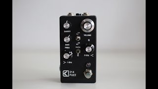 Video thumbnail for Demo/Review: 214 Fuzz Cachalote Audio by PedaiseEfeitos