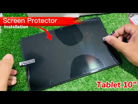 How to Install Screen Protector for Tablet Without Bubble | 7” 8” 10” Tempered Glass Screen