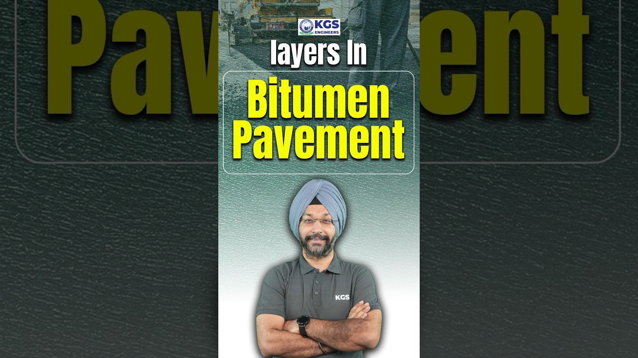 Layers in Bitumen Pavement #bitumen #pavement #chadhasir #subbase #soil #kgsengineers #kgs
