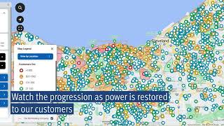 FirstEnergy’s Outage Map Plays Key Role During Historic Storm
