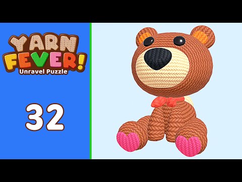 Yarn Fever! Unravel Puzzle Level 32 | Every Puzzle Solved! 🎯