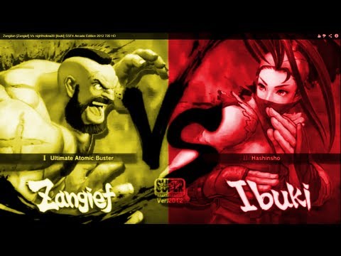 Zangitan [Zangief] Vs nighthollow20 [Ibuki] SSF4 Arcade Edition 2012 720 HD