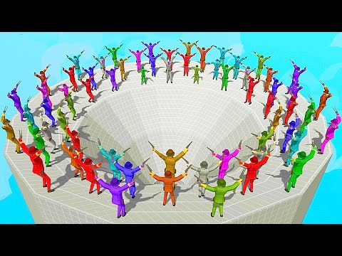 SLIDE ARENA FREE FOR ALL | Ranged Tournament in TABS Totally Accurate Battle Simulator