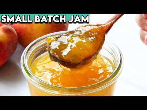 EASIEST Homemade Peach Jam Recipe